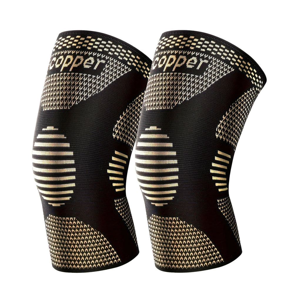 1 Pair Copper Knee Pads Ultimate Shock-Absorbing