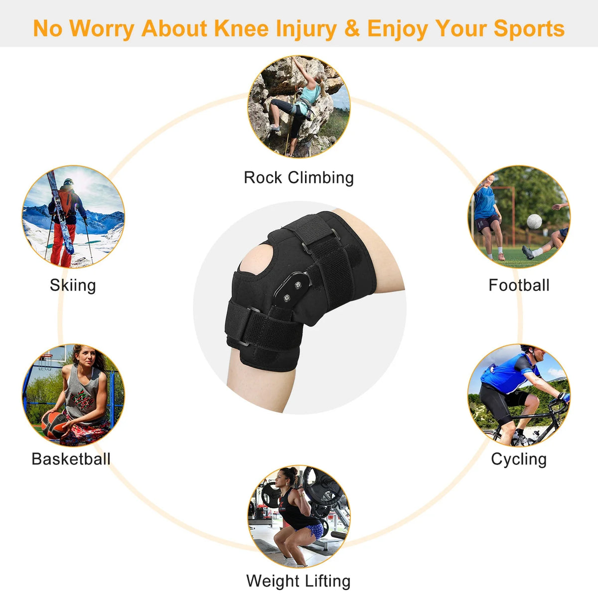Adjustable Sport Knee Brace