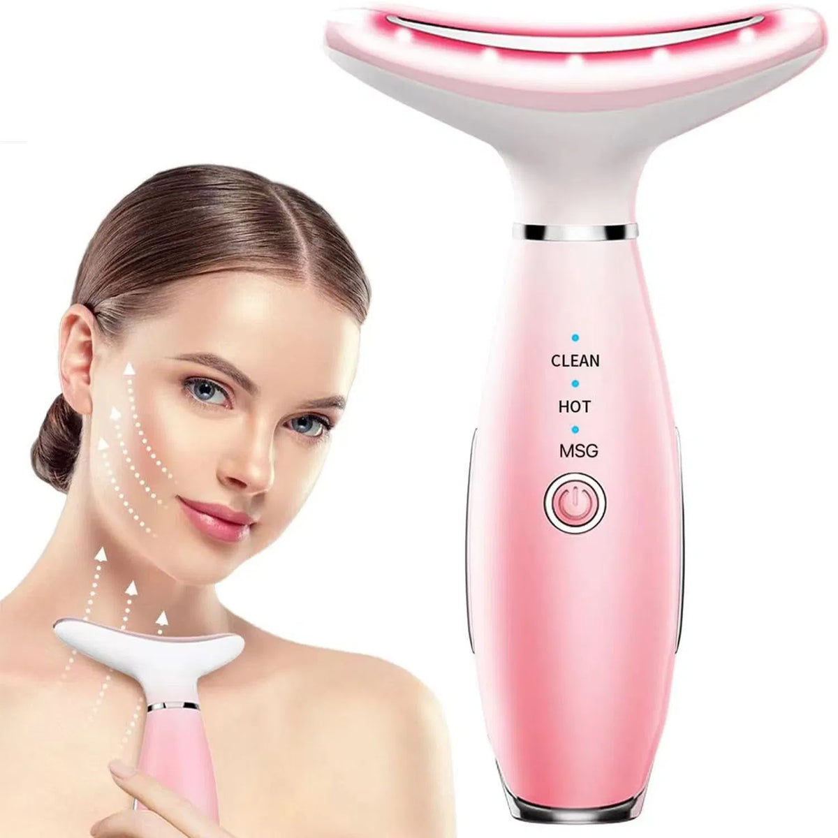 Neck & Face Massager Skin Care Tool 3-In-1