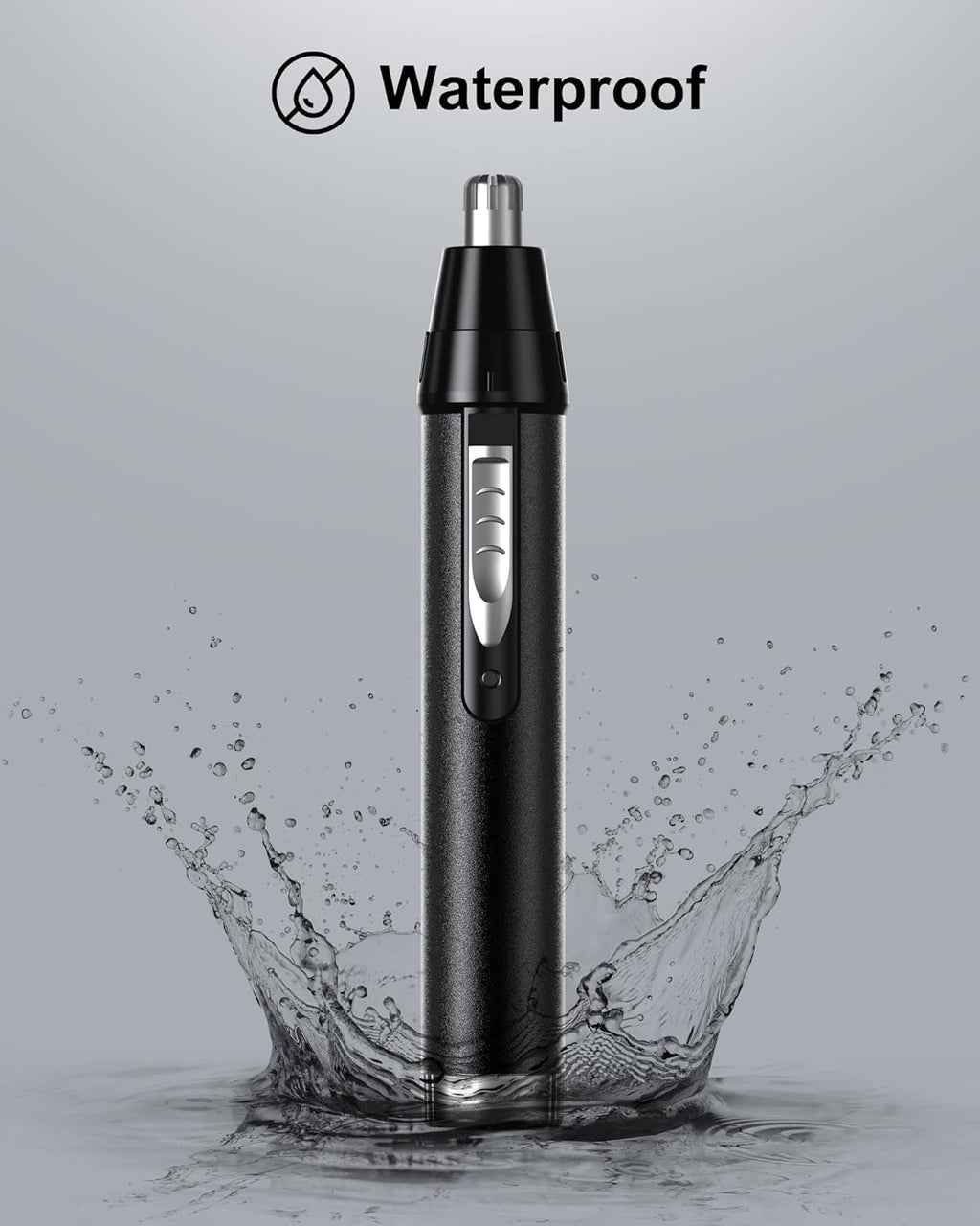 Nose Hair Trimmers for Men ，Nose Hair Trimmer Rechargeable -2023 Professional Painless Nose Clipper Ear & Facial Hair Trimmer-Ipx7 Waterproof Dual Edge Blades for Easy Cleansing