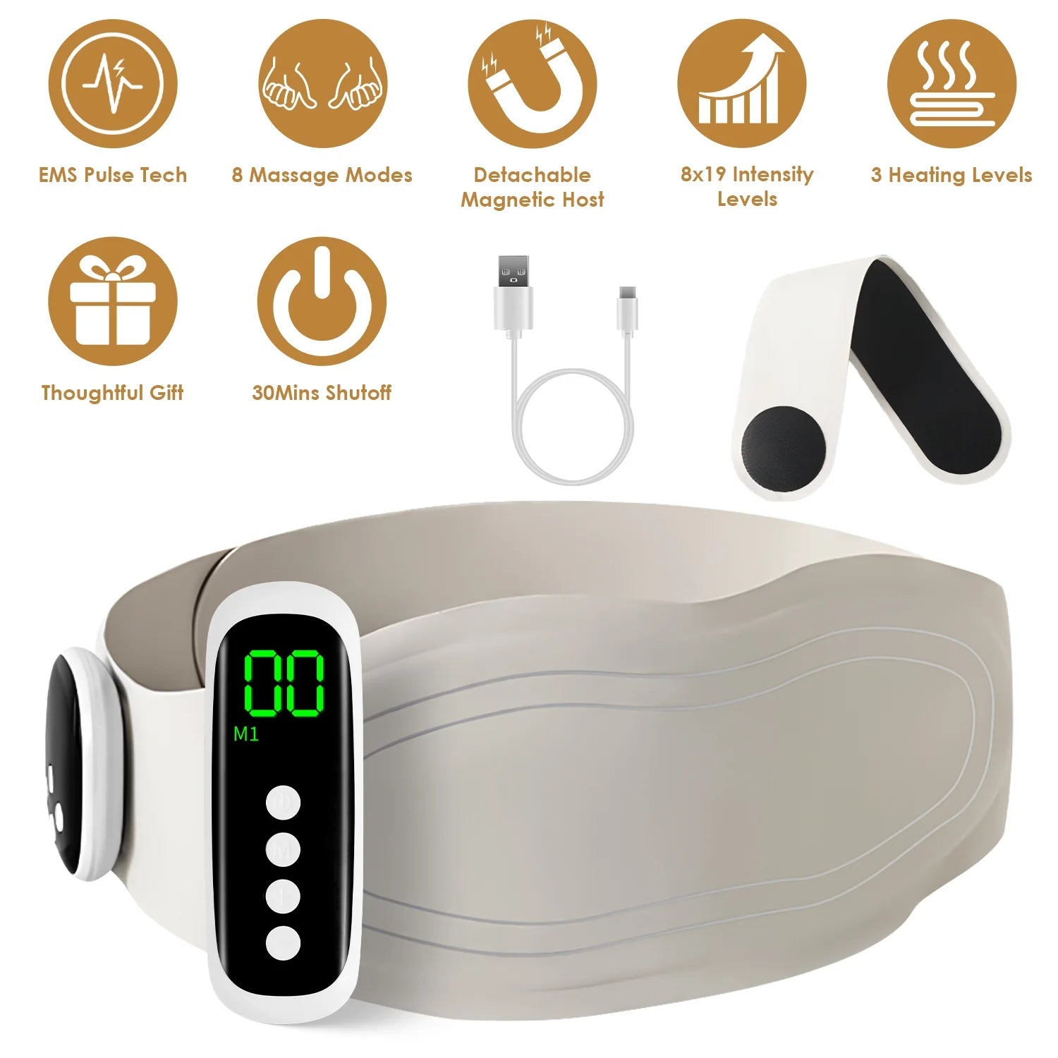 Cordless Heating Pad with Remote