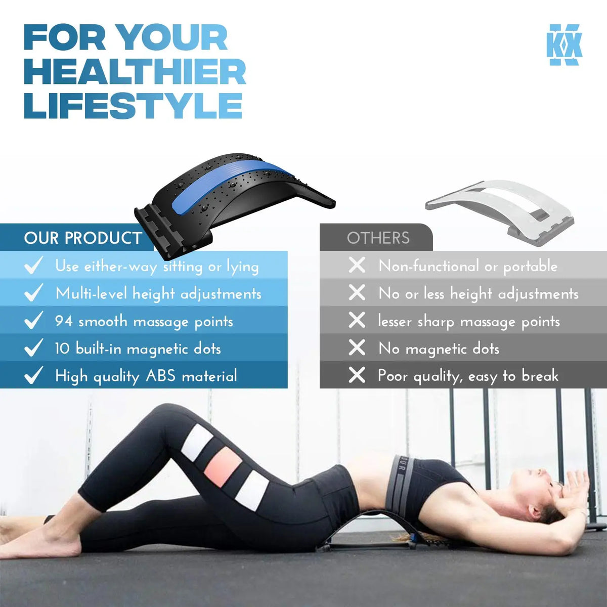 Back Stretcher for Lower Back Pain Relief