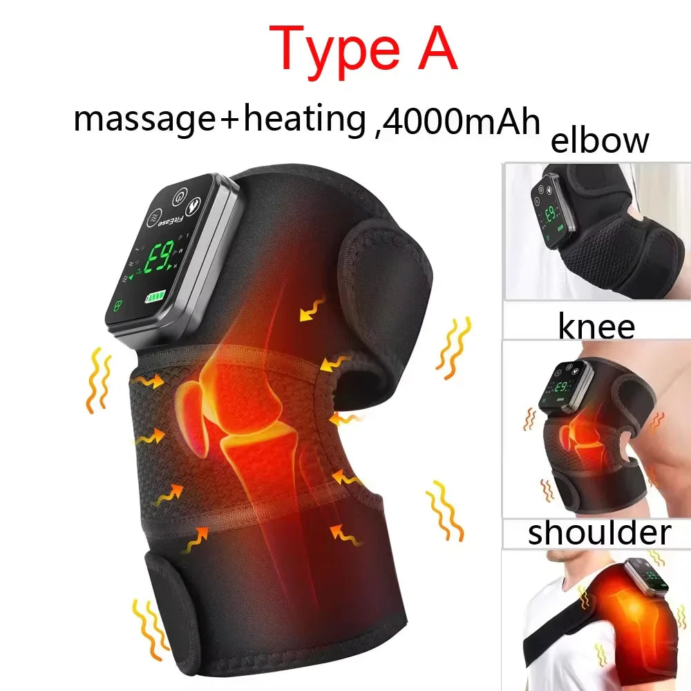Electric Heated 3 in 1 Knee Massager Pain Relief