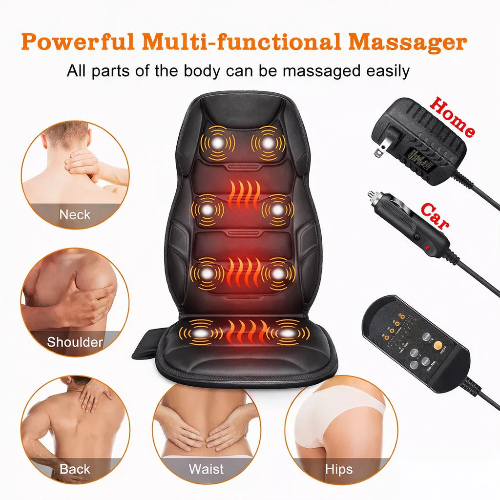Heated Massage Seat Cushion for Home Office