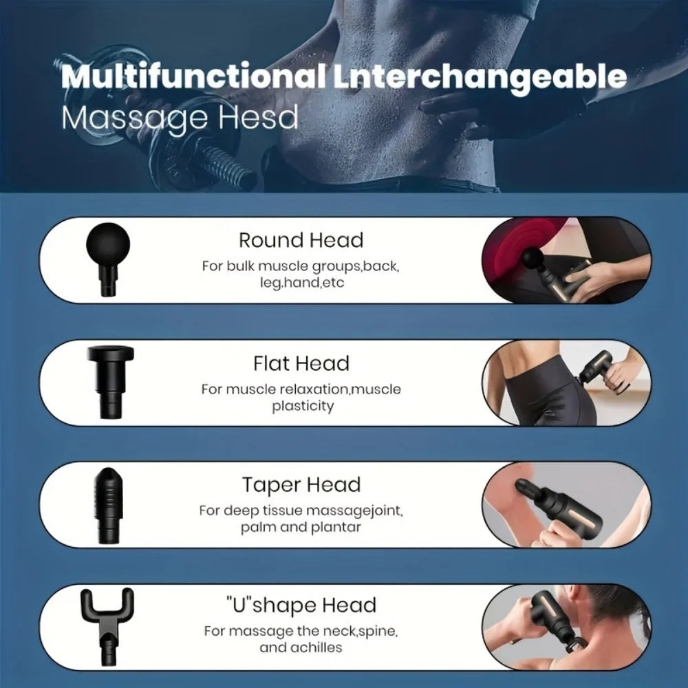 Portable Mini Muscle Massager Gun