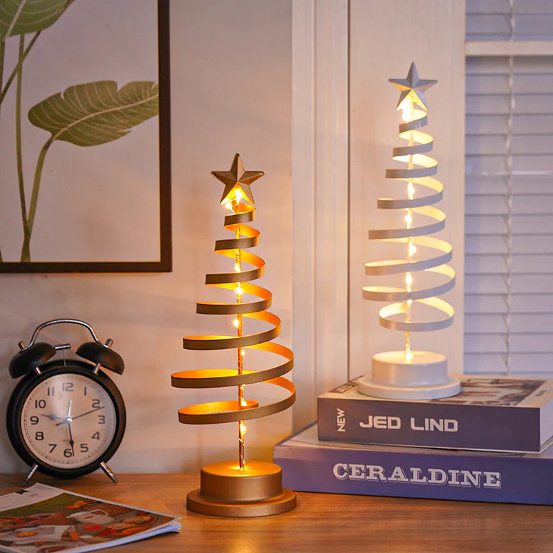 “LED Spiral Christmas Tree Lamp