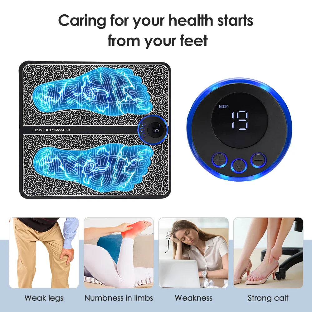 Electronic Nerve Stimulator, EMS Foot Massager for Muscle Relaxation
