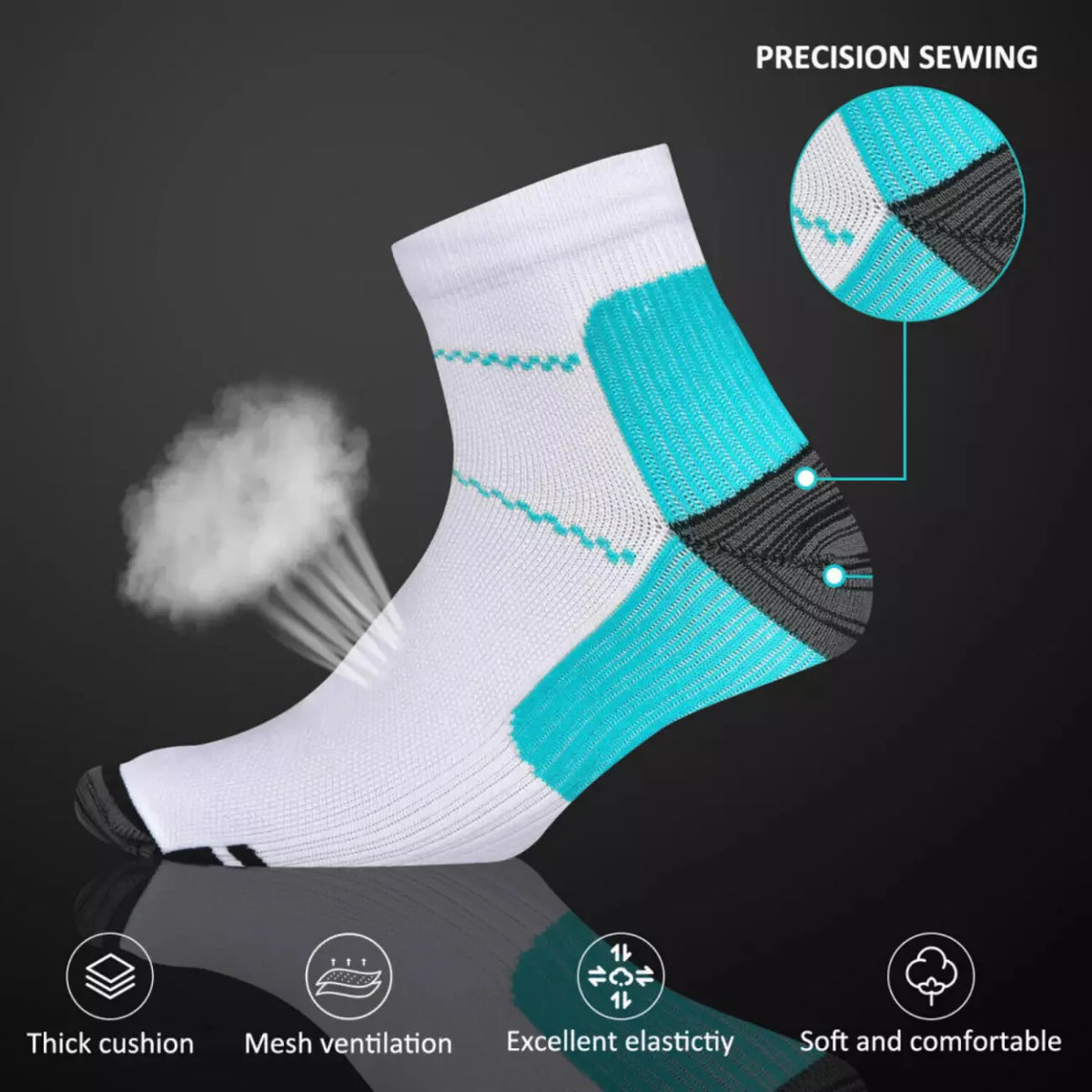 5 Pairs Compression Socks