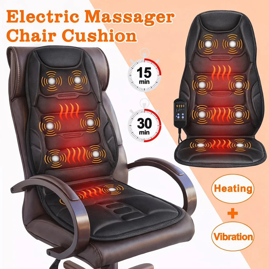 Heated Massage Seat Cushion for Home Office
