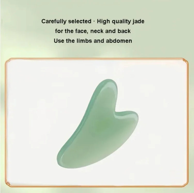Gua Sha Board 2PCS Massage Stone for Facial Body Skincare
