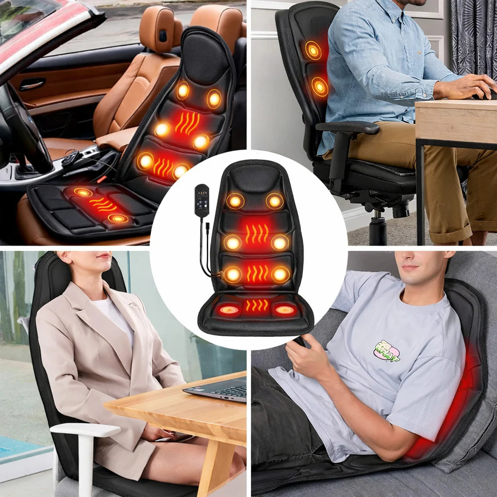 Heated Massage Seat Cushion for Home Office