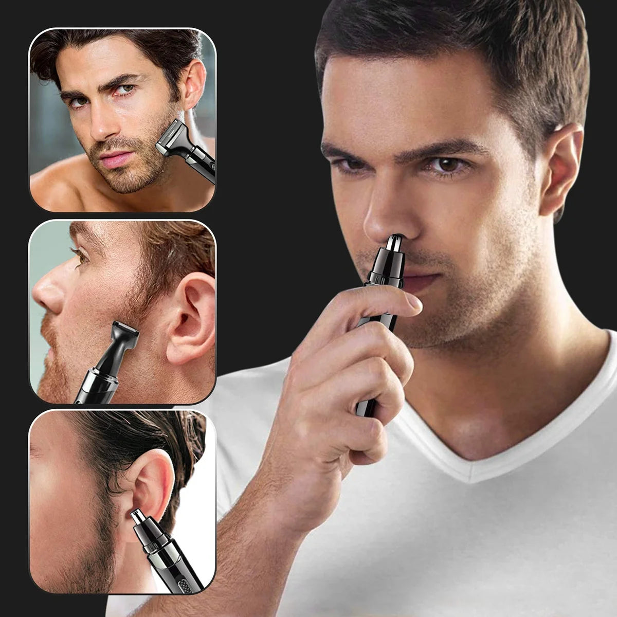 Electric Shaver for Men Women, 4 in 1 Rechargeable Razor Waterproof Painless Epi