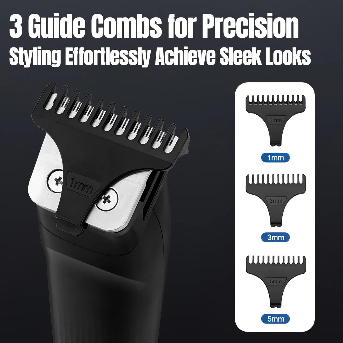 3 in 1 Beard Trimmer, Hair Clippers and Men's Grooming Kit