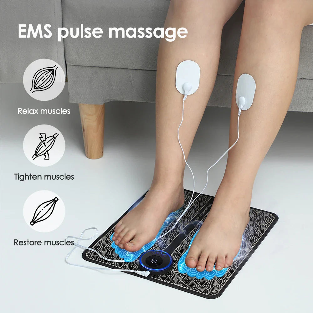 Electronic Nerve Stimulator, EMS Foot Massager for Muscle Relaxation