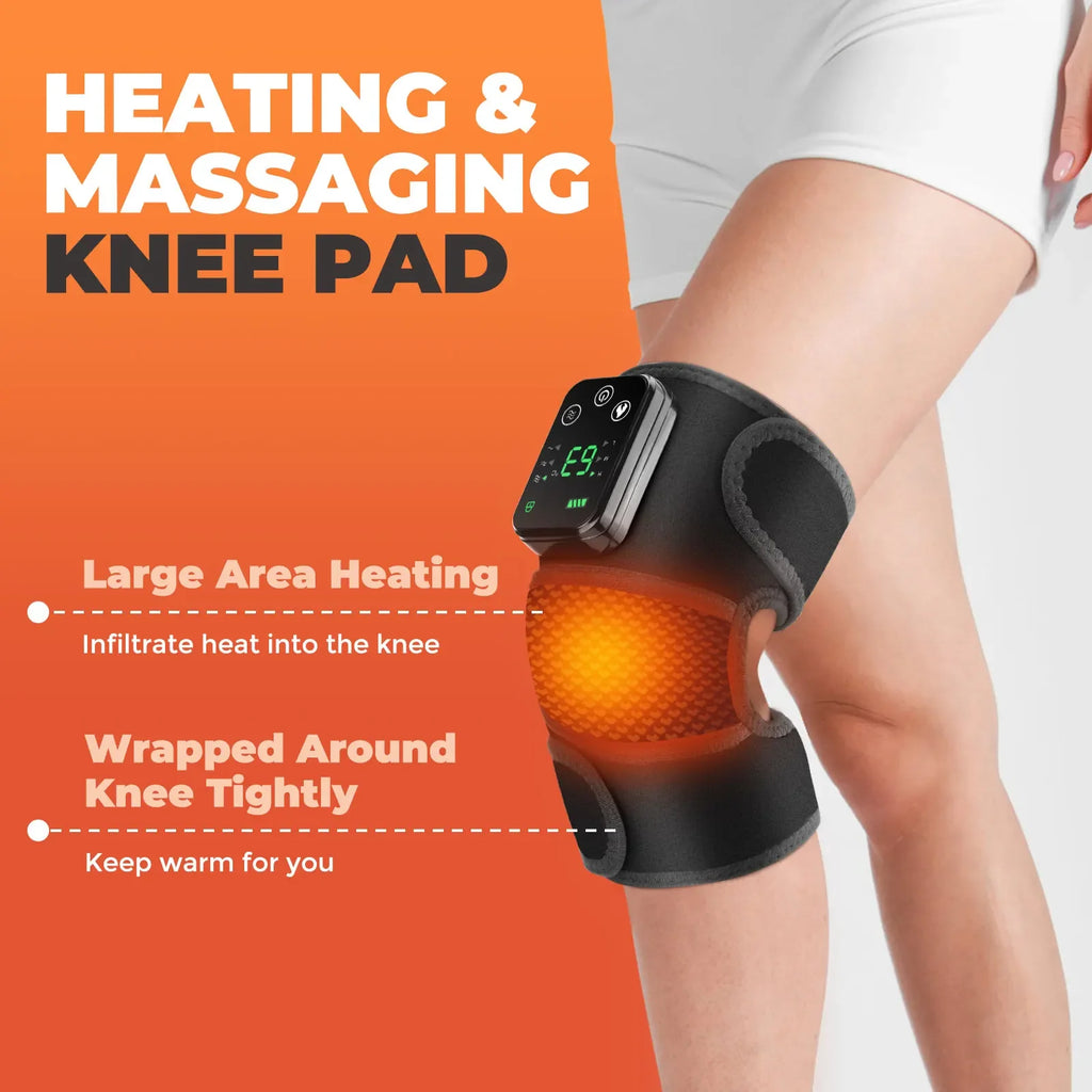 Electric Heated 3 in 1 Knee Massager Pain Relief
