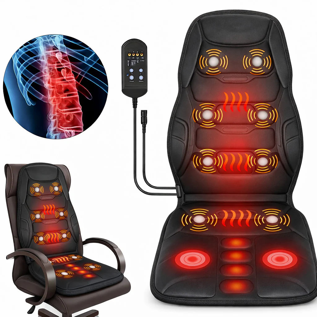 Heated Massage Seat Cushion for Home Office