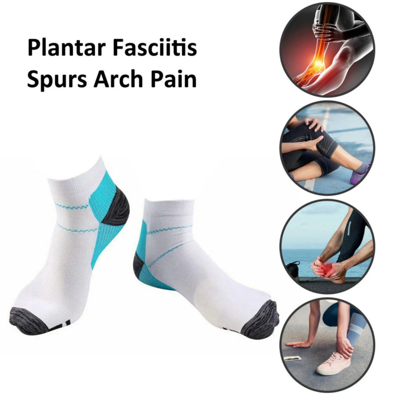 5 Pairs Compression Socks