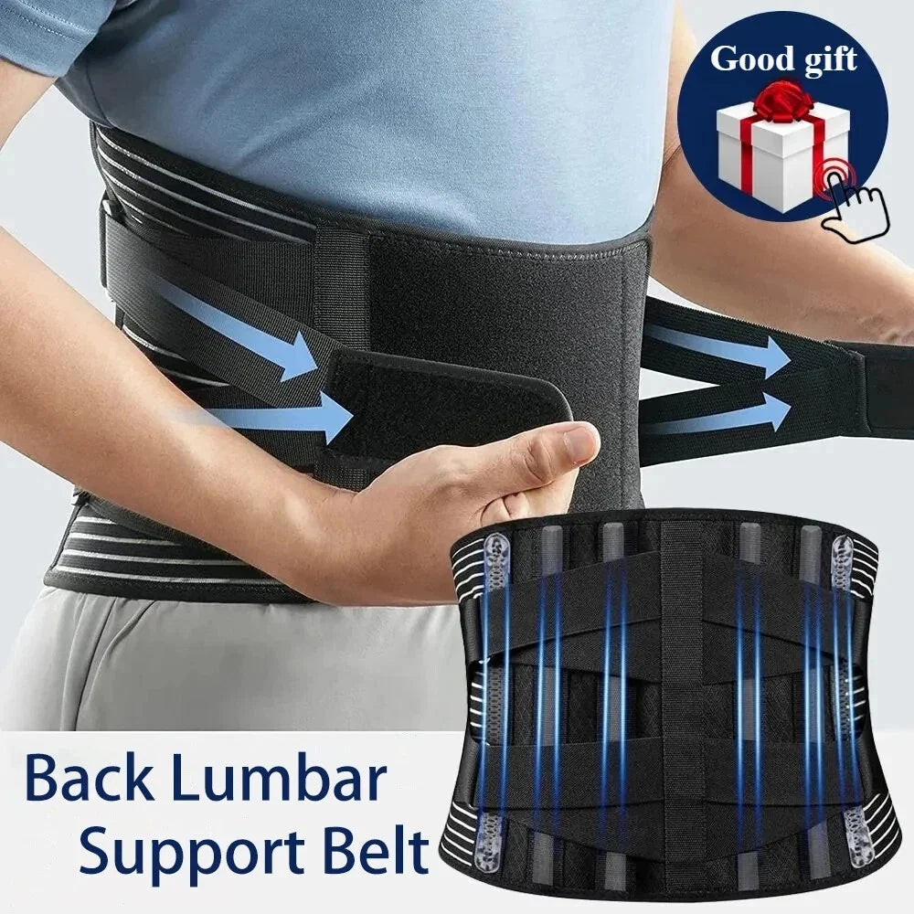 Adjustable Lower Back Brace Lumbar Support Belt