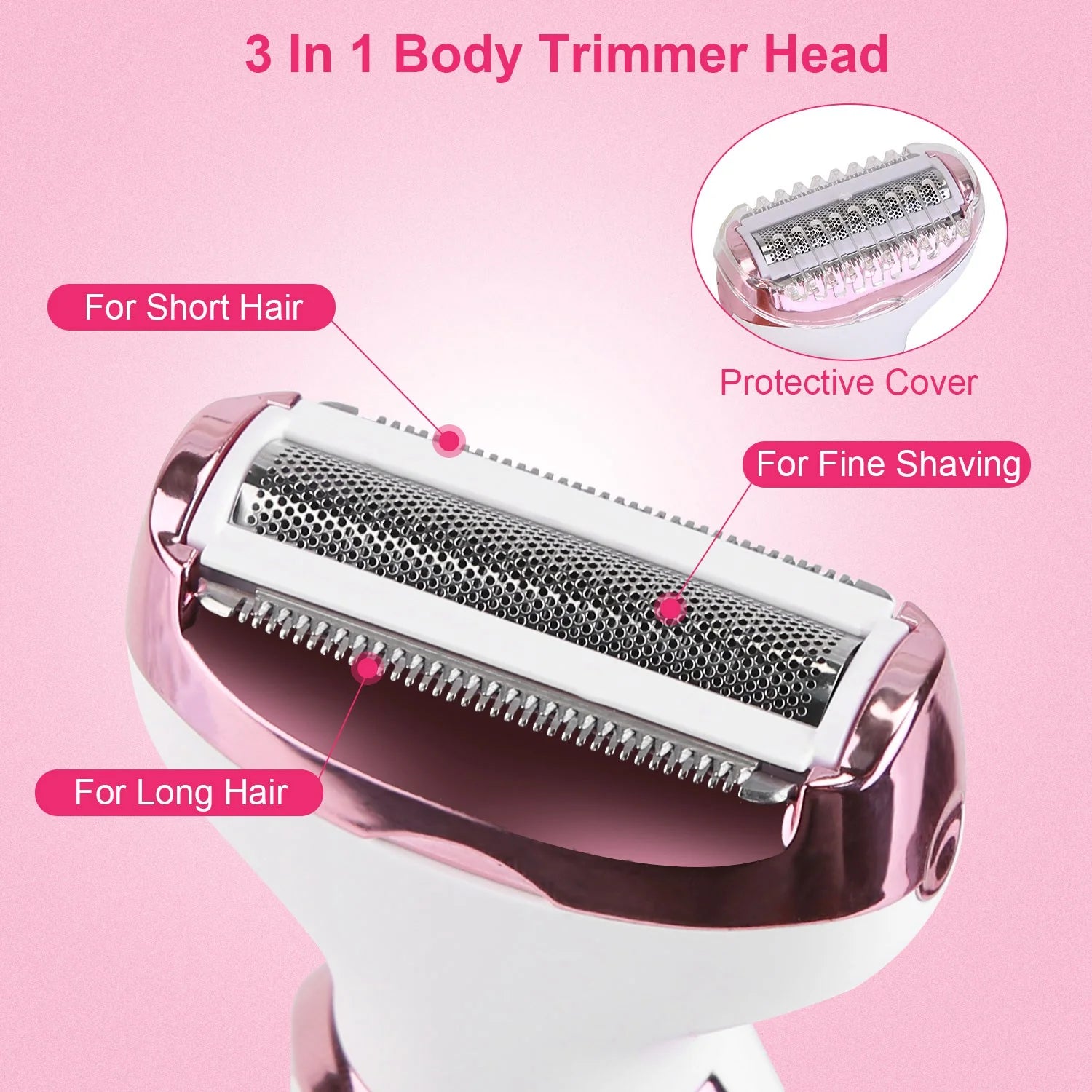 1Pc 4 in 1 Electric Razor & Bikini Shaver for Women