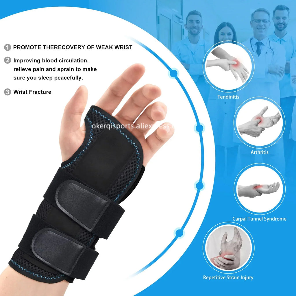 Thin Mesh Wrist Wraps Support