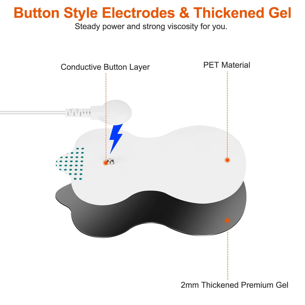 Electric Muscle Stimulator with 8 Electrode Pads