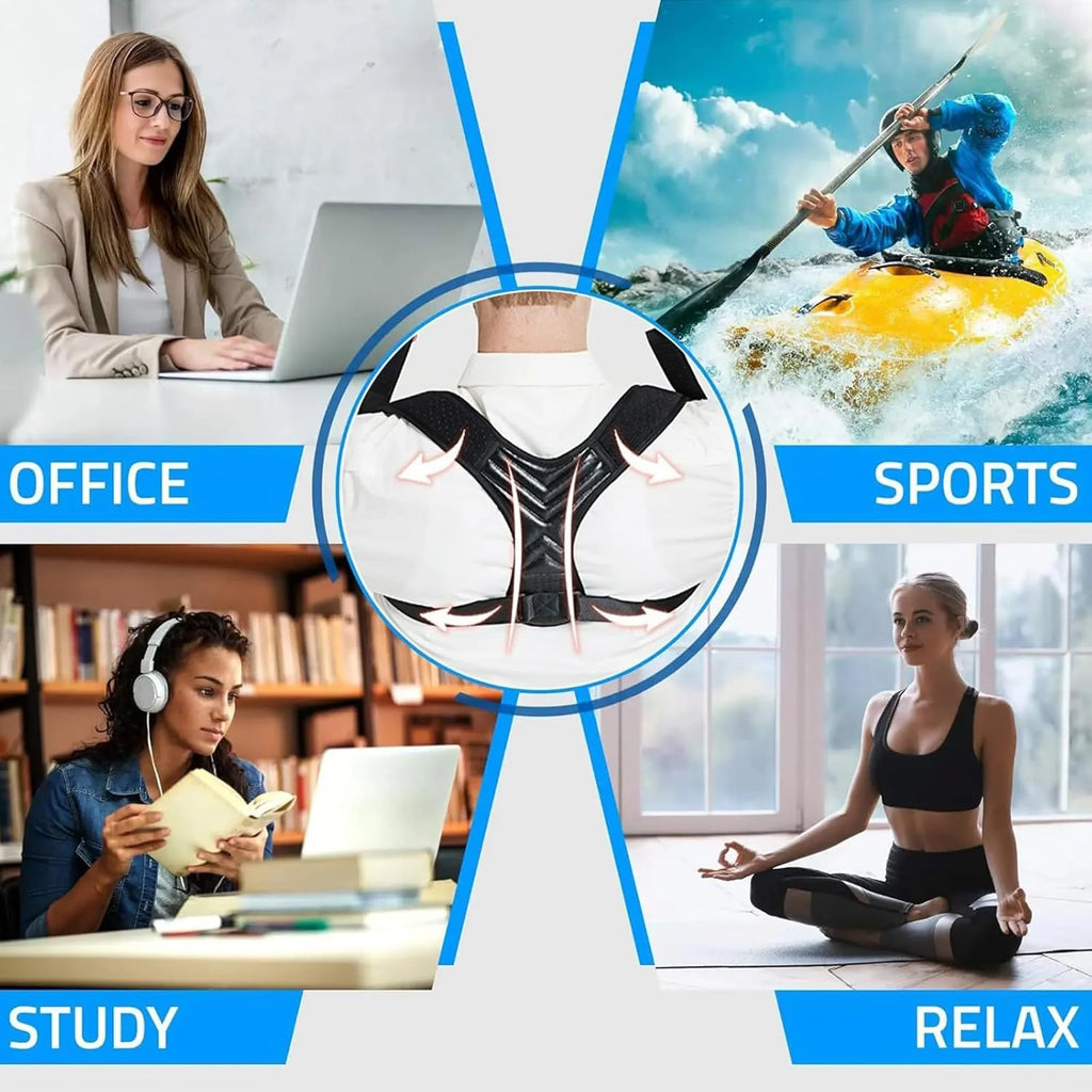 Posture Corrector Adjustable Back Brace for Women and Men