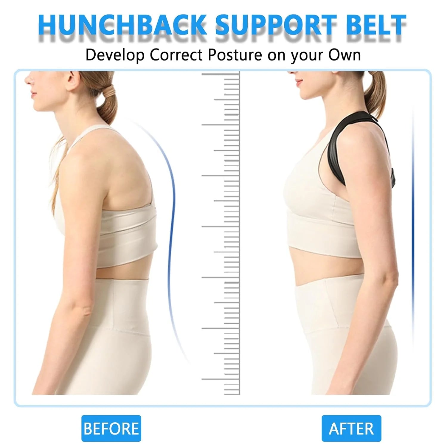 Posture Corrector Adjustable Back Brace for Women and Men