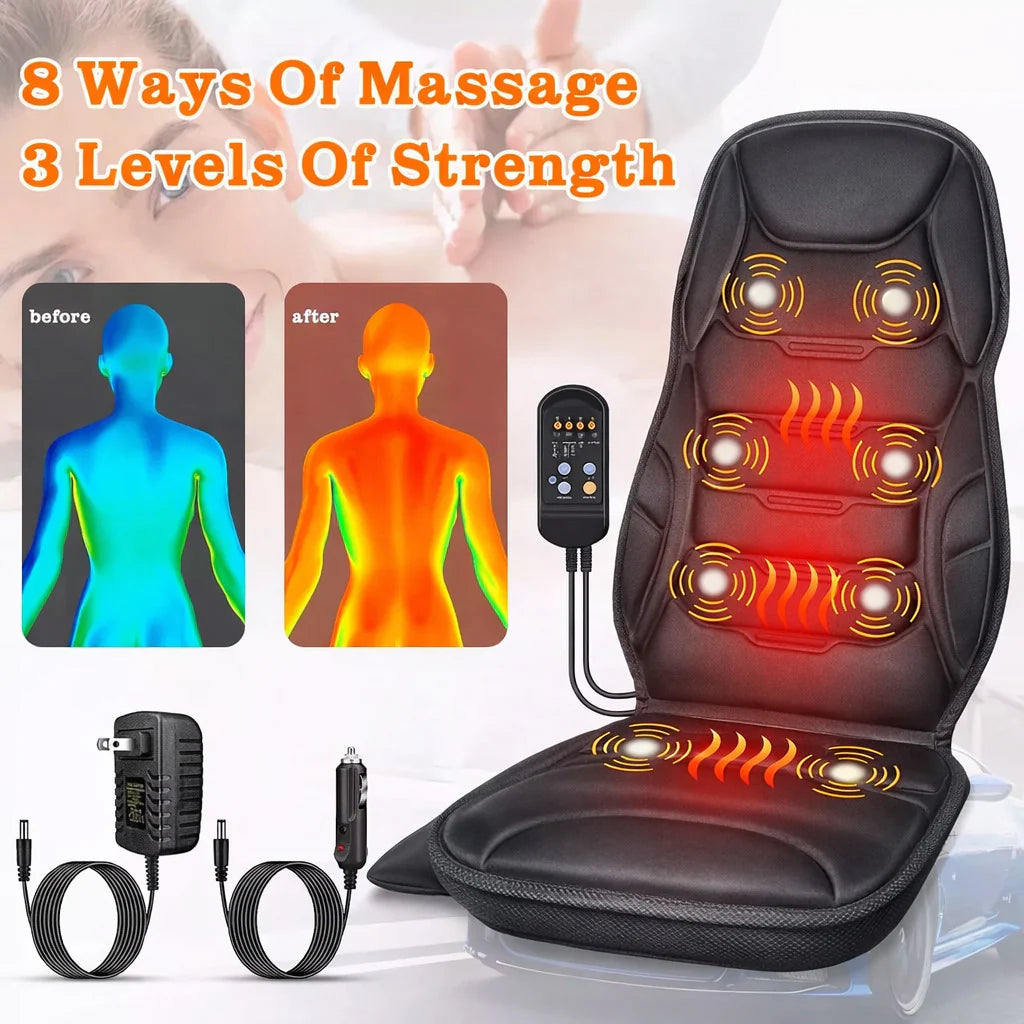 Heated Massage Seat Cushion for Home Office