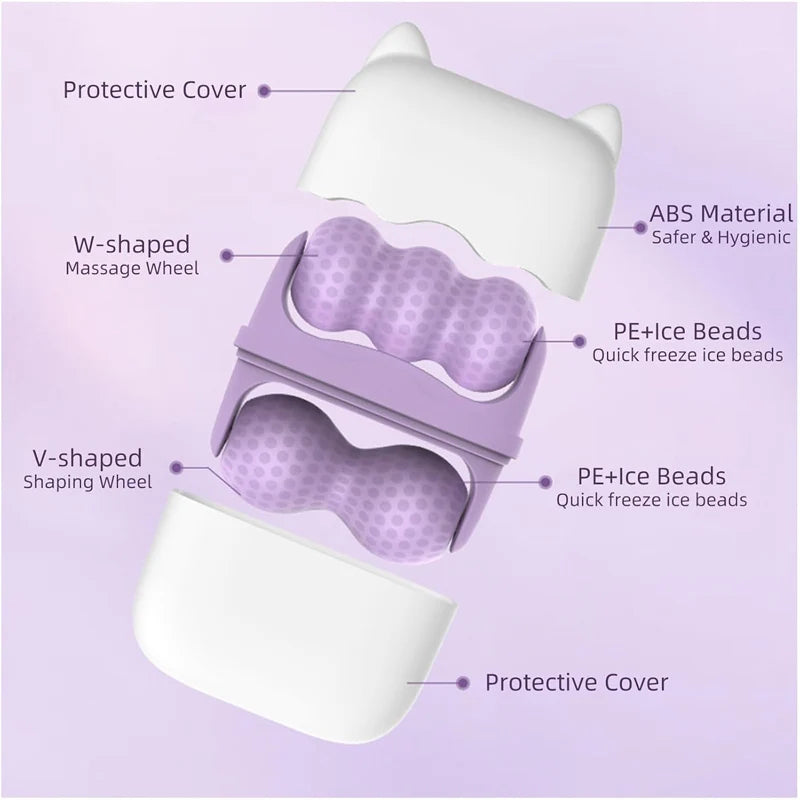 Ice Massage Roller Set for Face and Eyes Skin Care Tools